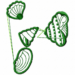 Seashell Embroidery Design 1